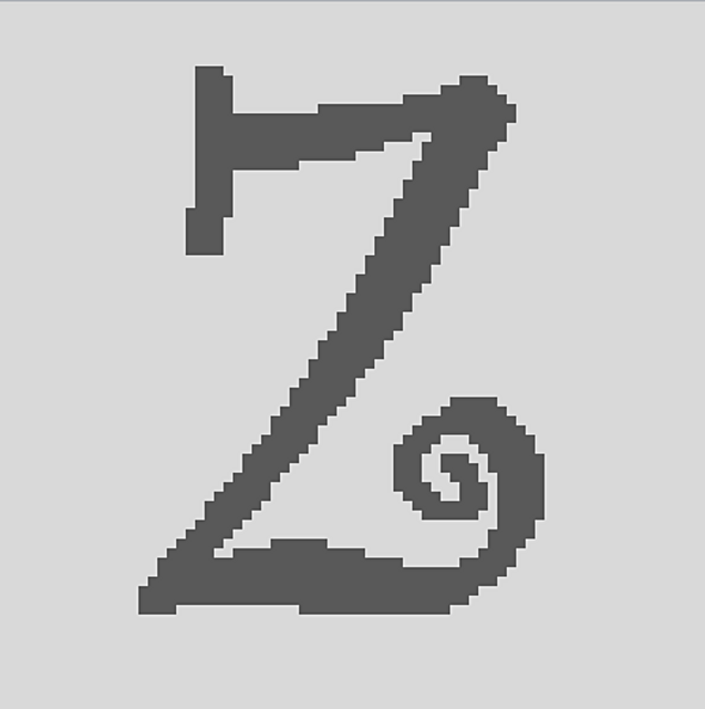 Ravelry: C2C Monogram Z Curl pattern by Savanna Ashmore