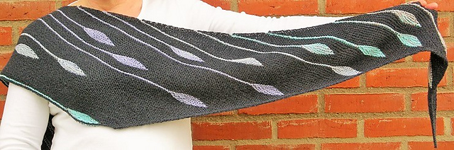 Raindrops Shawl
