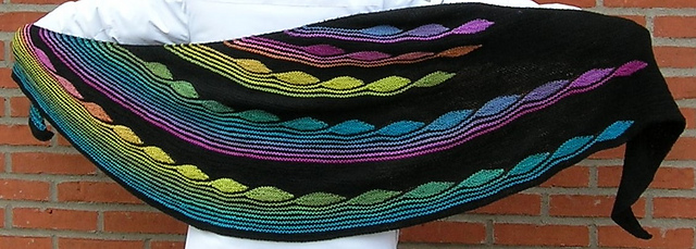 Infinite Rainbow Shawl