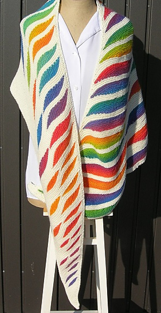 Flame Shawl