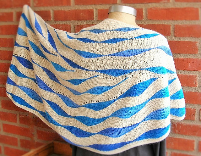 Coastal Tides Shawl