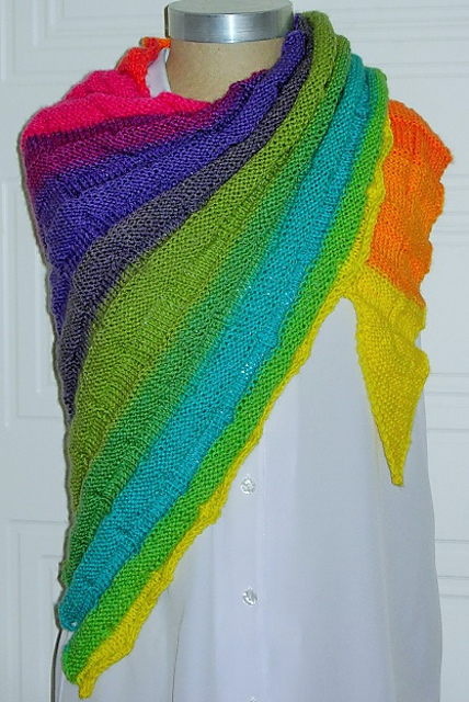 Alle Farben Shawl