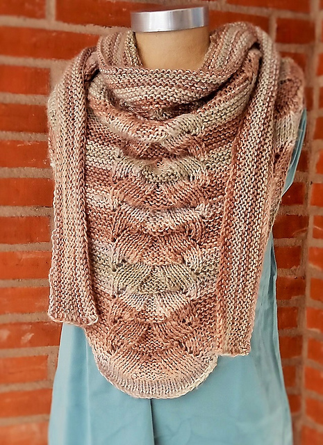 Golden Autumn Shawl