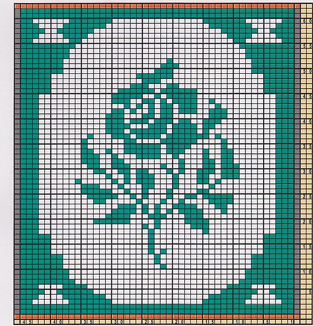 Potholder Rose