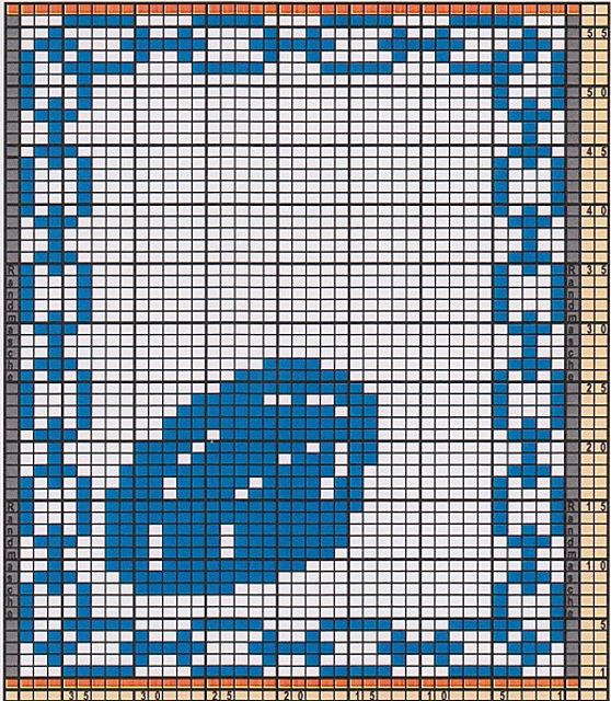 Potholder Cockscomb Pearl Mussle