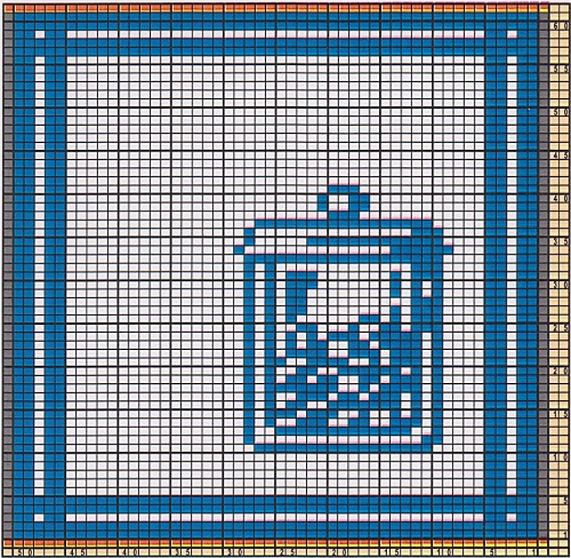 Potholder Candy Jar