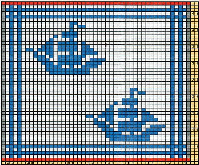 Potholder Sailing Ships
