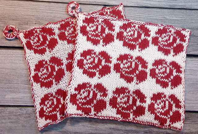 Potholder Rose Petals