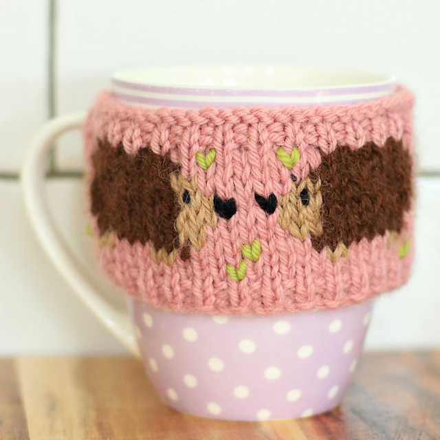 Happy Hedgehogs Mug Cosy