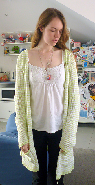 Hoodie Cardigan with Cap or Long Sleeves
