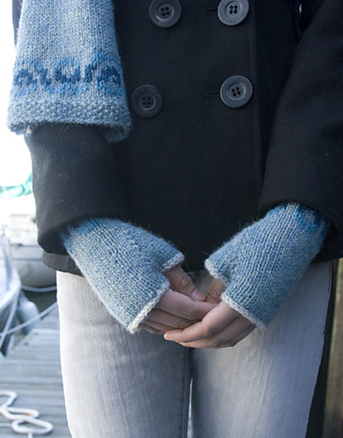 Inca Alpaca Scarf Mitt Set