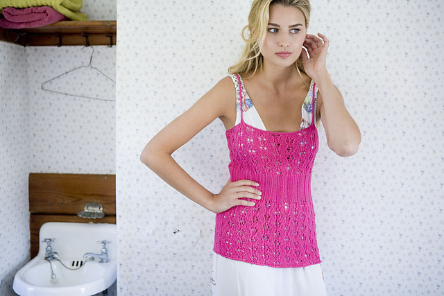Bam Boo Lace Rib-Waist Top