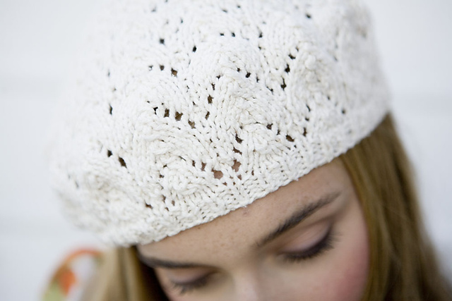 Classic Silk Lace Beret