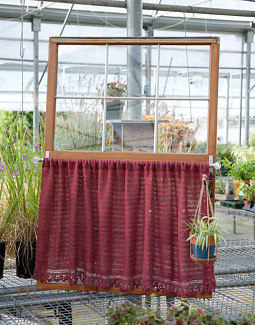 Soft Linen Cafe Curtain