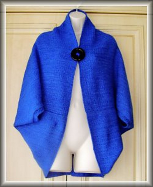 Tuck stitch loose fit long cardigan