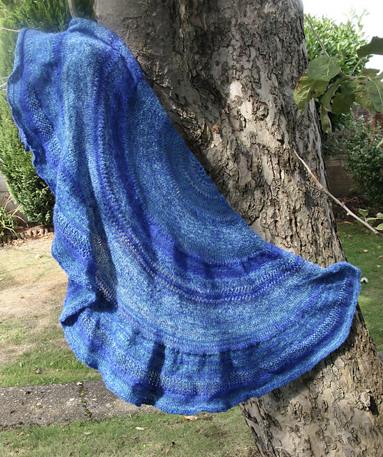Sea Shift shawl