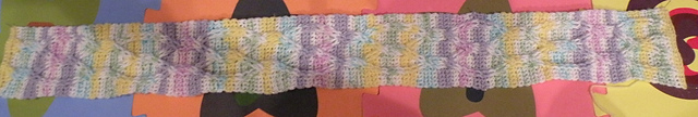 Cabled Scarf