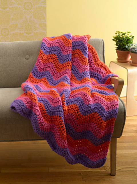 Berry Bright / Blazing Ripple Throw