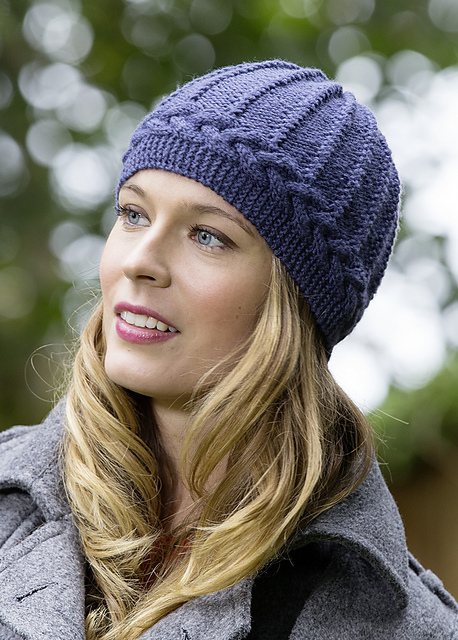 S7548 Cable Scarf and Hat
