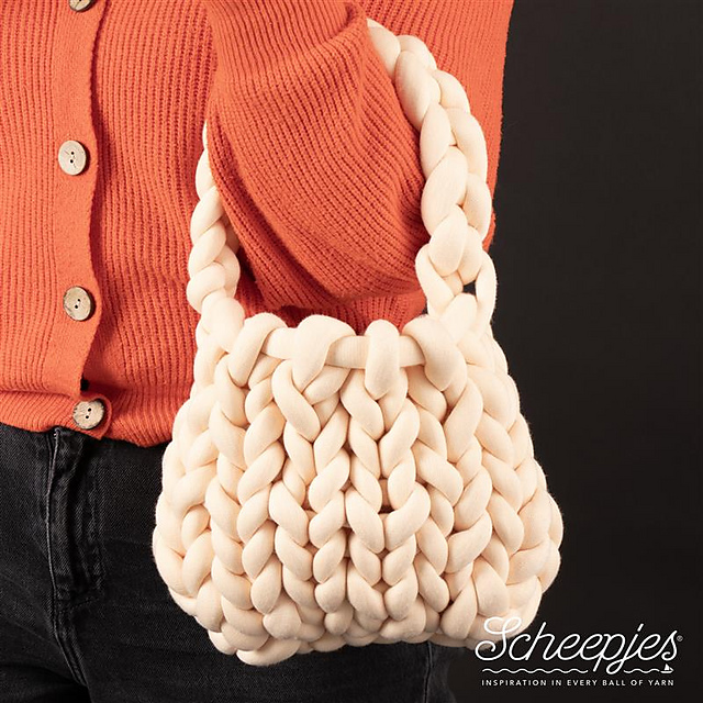 Chunky Hand Knit Bag