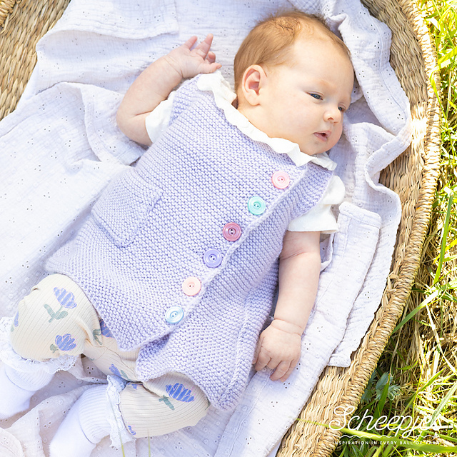 Cute As A Button Pinafore