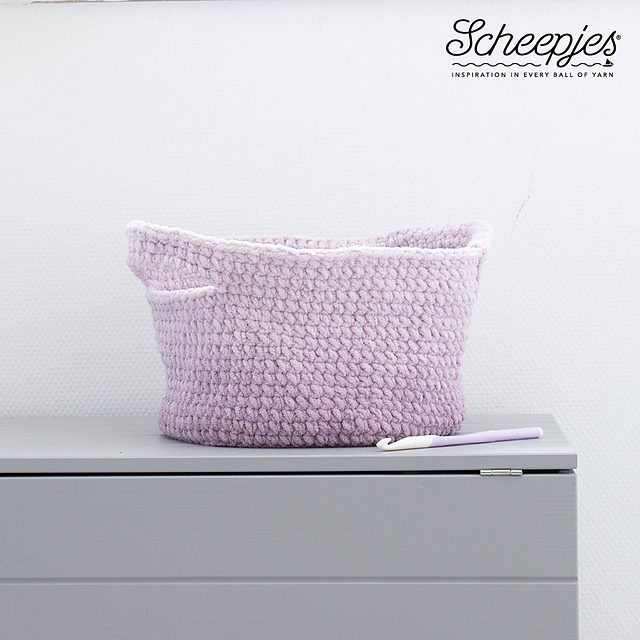 Spiral Crochet Basket
