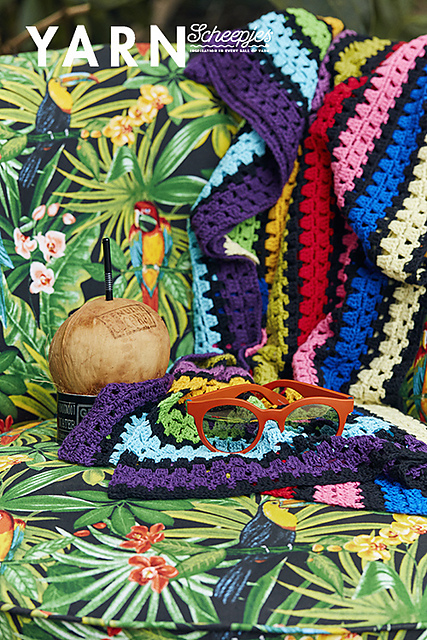 Birds of paradise shawl