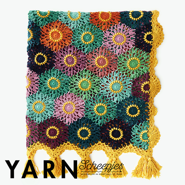 Floral Eclipse Throw