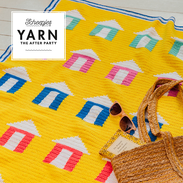 Beach Huts Blanket