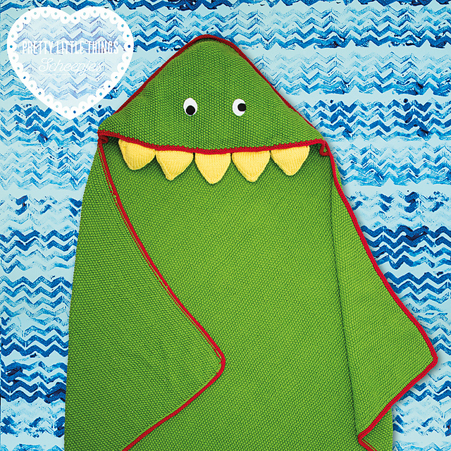 Toothy Hooded Blanket