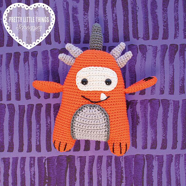Amigurumi Five-Horned Monster