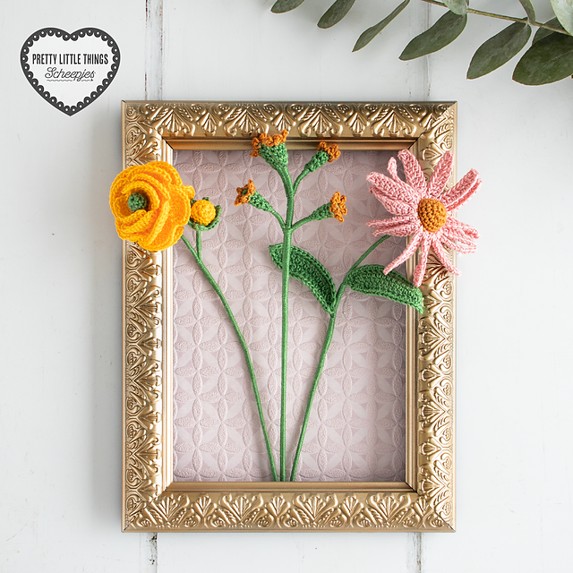 Crochet Wildflower Bouquet