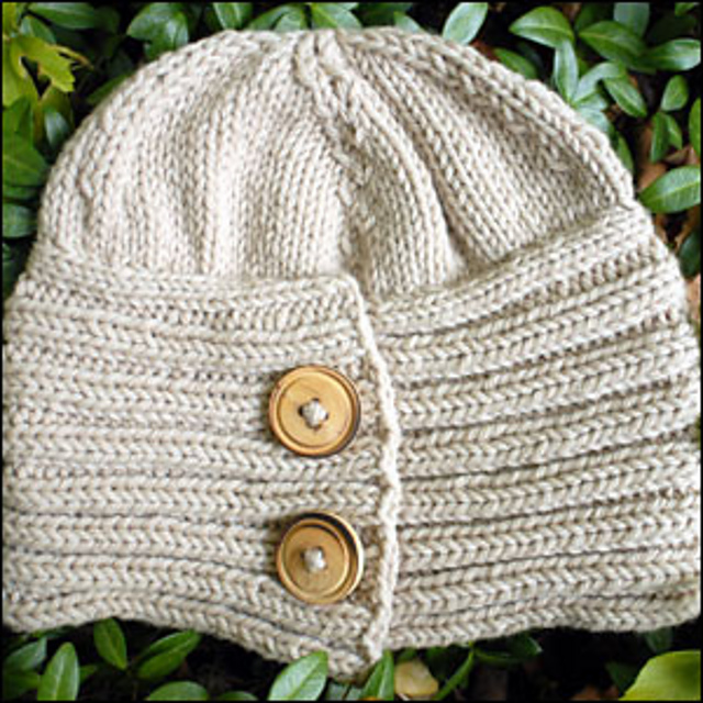 Sideways Ribbed Cap