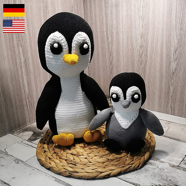 トップス penguin89 Ravelry: Peaches the penguin with baby XXL pattern by Jacqueline