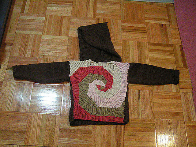 Child's Geek Spiral Pullover
