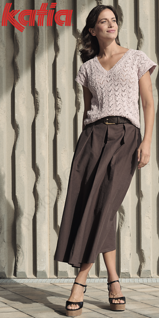 7696-6 Textured Summer Top