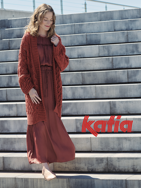 7691-8 Mid-Length Summer Open Cardigan