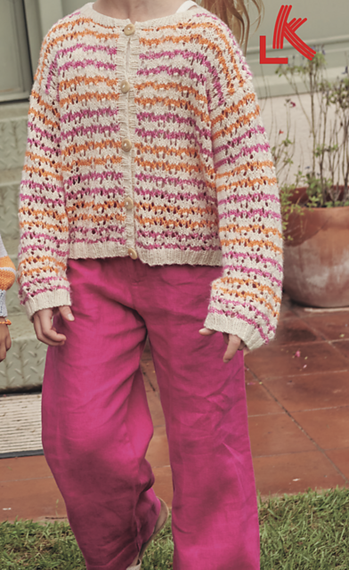 7901-15 Kids Lace Cardigan