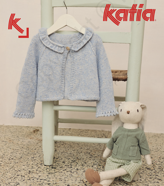 7692-25 Baby Ruffle Cardigan