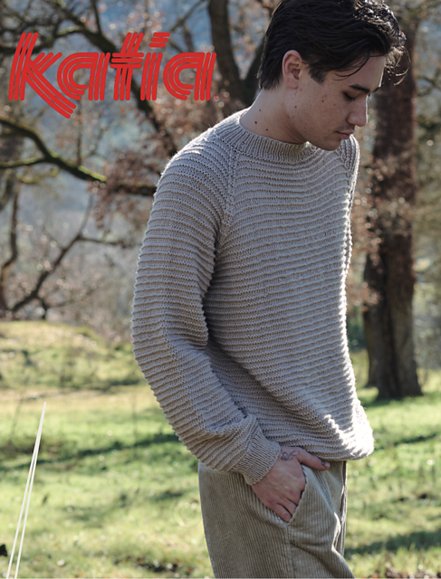 7533-3 Men's Ripple Sweater