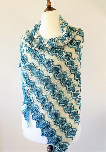 Game of Waves Shawl