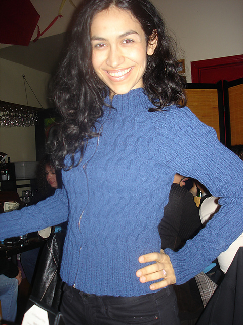 Cabled, Zipped Jacket