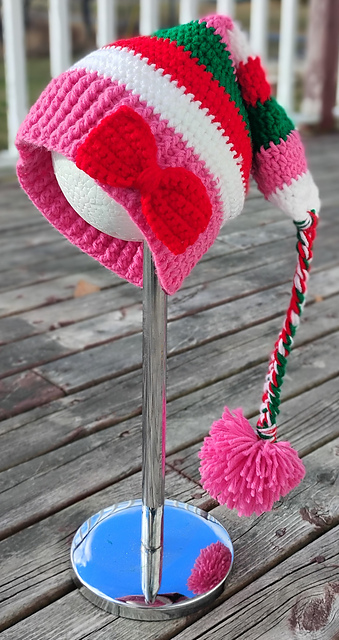 Bow elf hat
