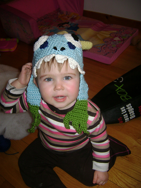 Murloc crochet hat for toddlers