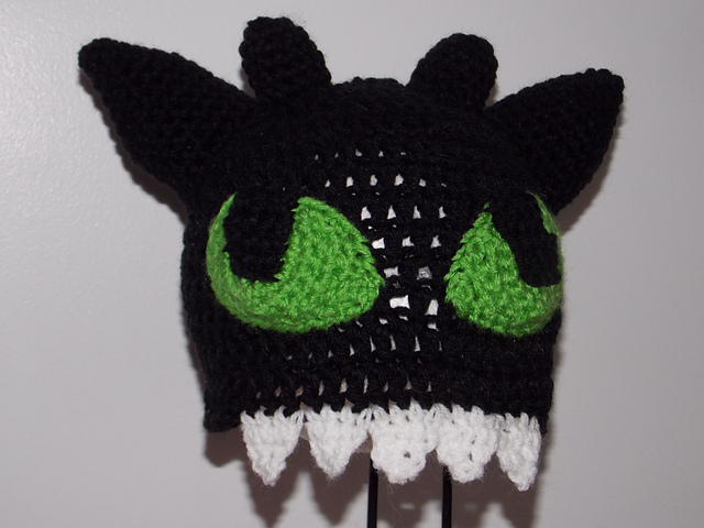 toothless, the nightfury inspired hat