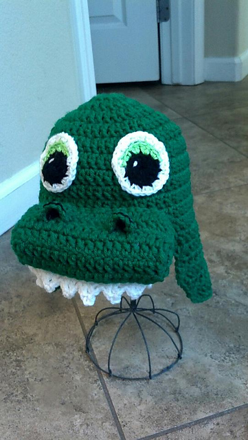 alligator dinosaur beanie