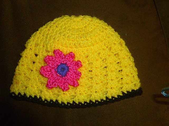 Shell Flower Beanie