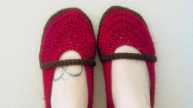 Womens Mary-Jane Slipper