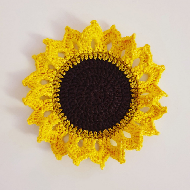 Sunflower Coaster