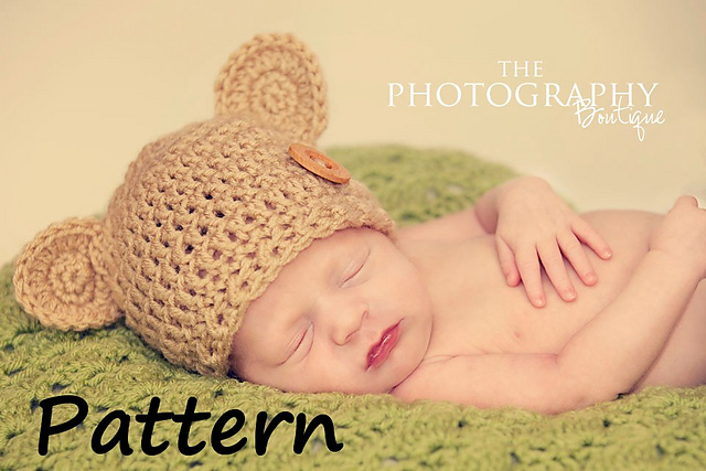Baby Bear Hat Pattern